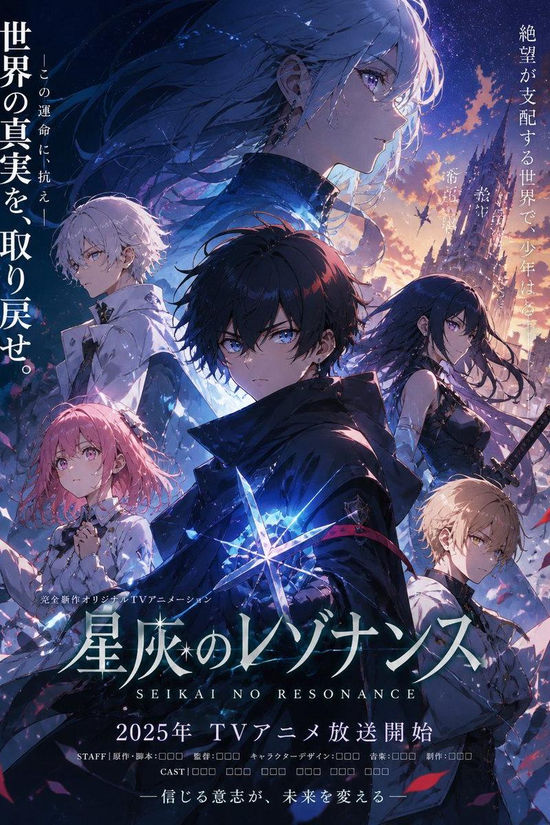 Anime Fantasy Ensemble Poster