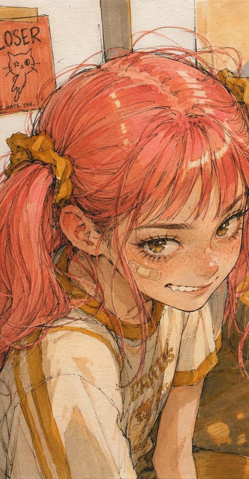 简约动漫少女角色