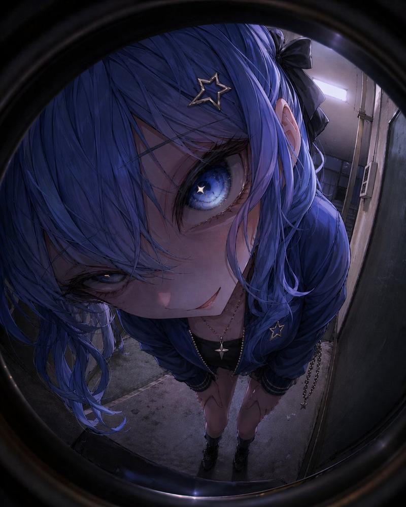 猫眼视角下的动漫少女