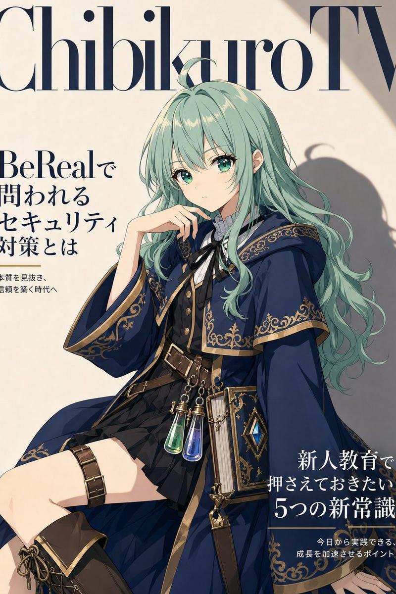 Anime Fantasy Magazine Cover