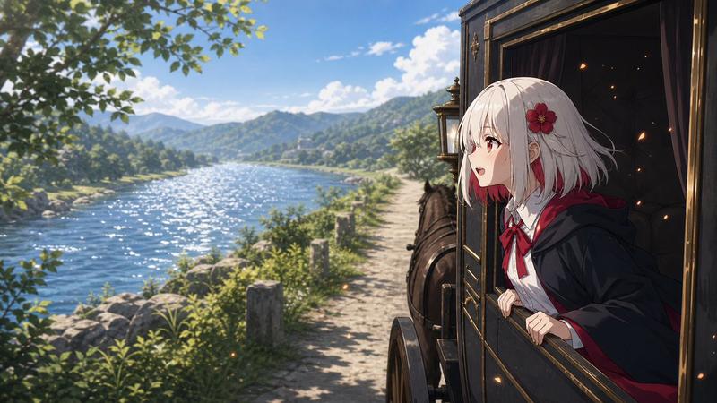绯红法师河畔马车之旅