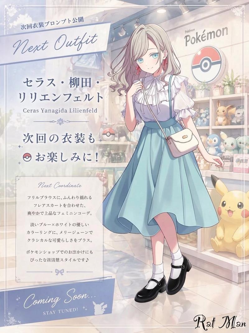 动漫 Pokémon 商店服装预告海报