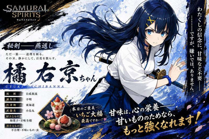 动漫武士角色海报