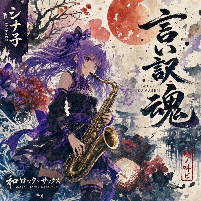 Japanese Rock Saxophone Album Cover