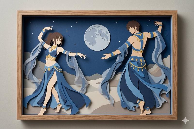 Moonlit Dancer Shadow Box