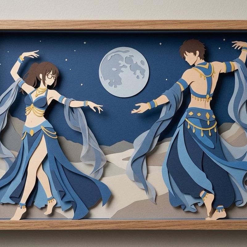 Moonlit Dancer Shadow Box