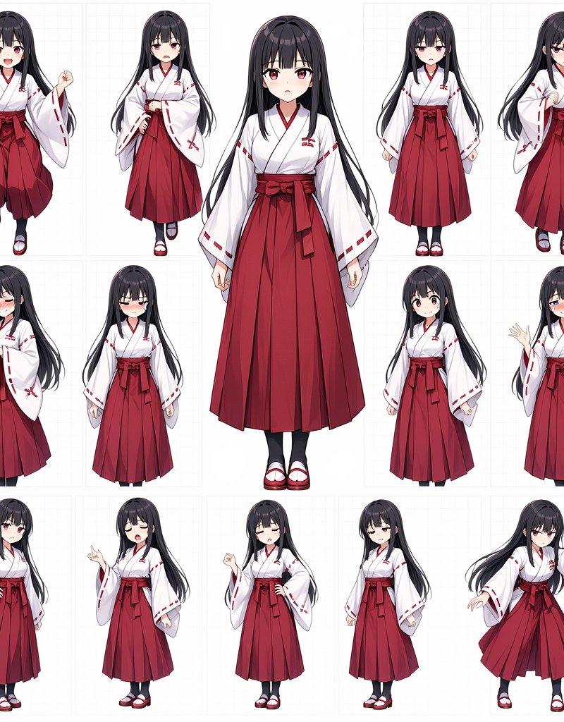 动漫巫女角色设定集