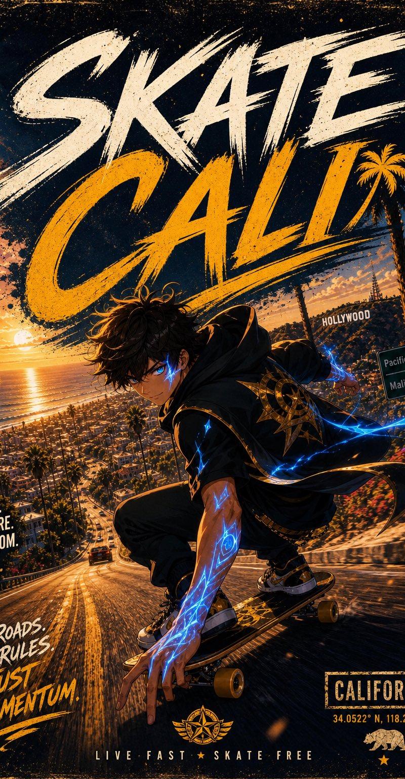 Anime Skate Cali 海报