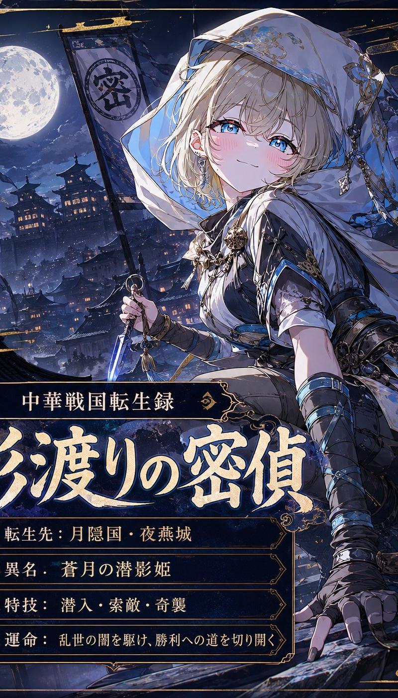 月下战国谍影海报