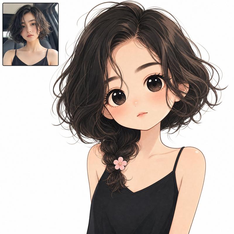 动漫双人 Q 版肖像