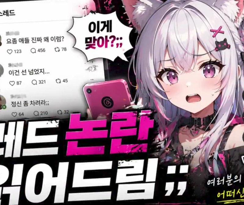 动漫 VTuber 反应视频缩略图