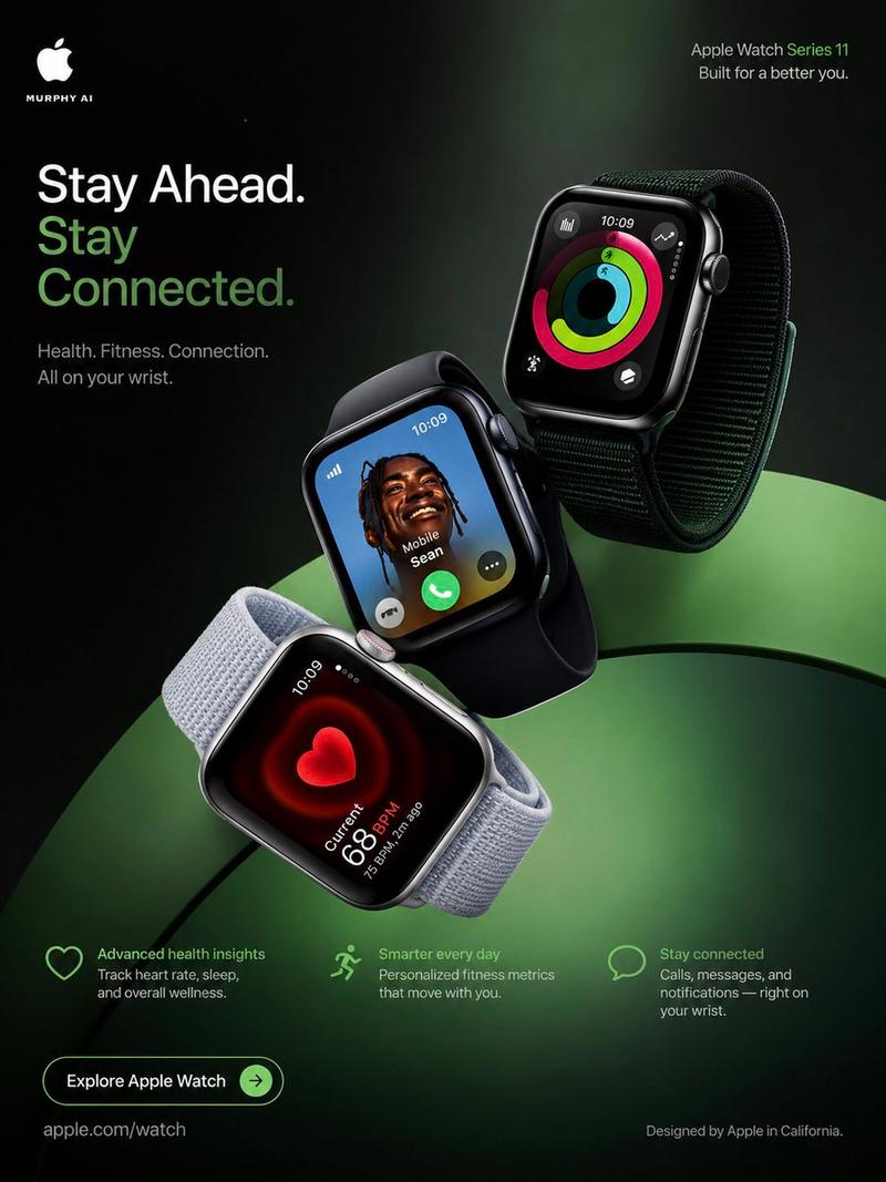 Apple Watch 商业海报
