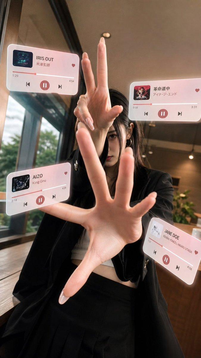 Cafe AR Music Player Portrait