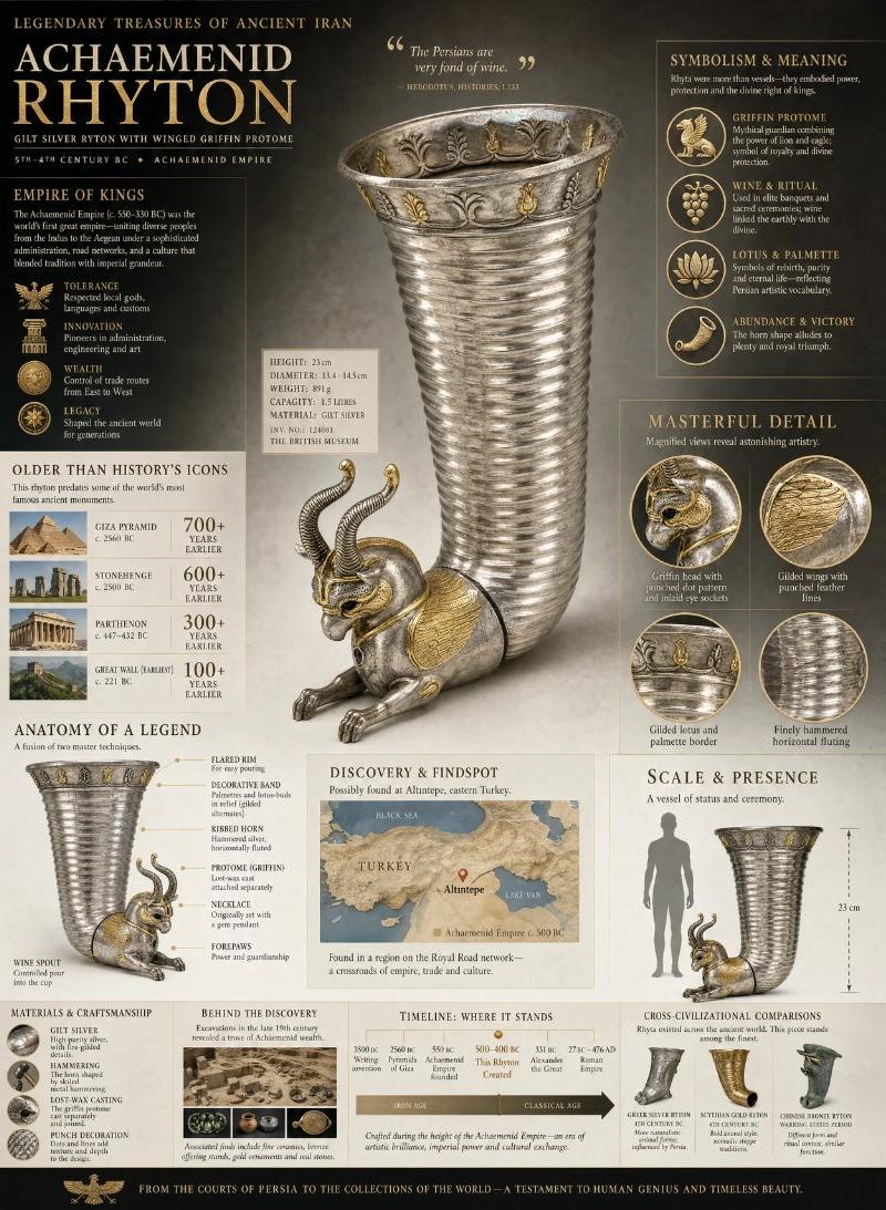 Museum Archaeological Infographic Plate