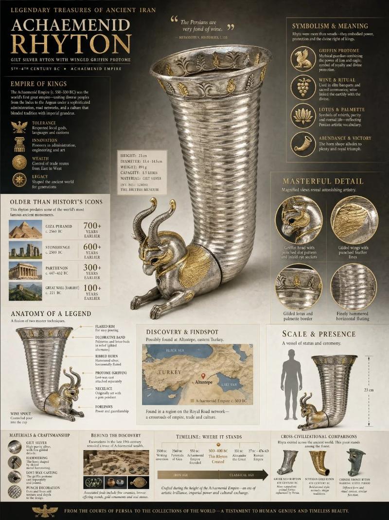 Museum Archaeological Infographic Plate
