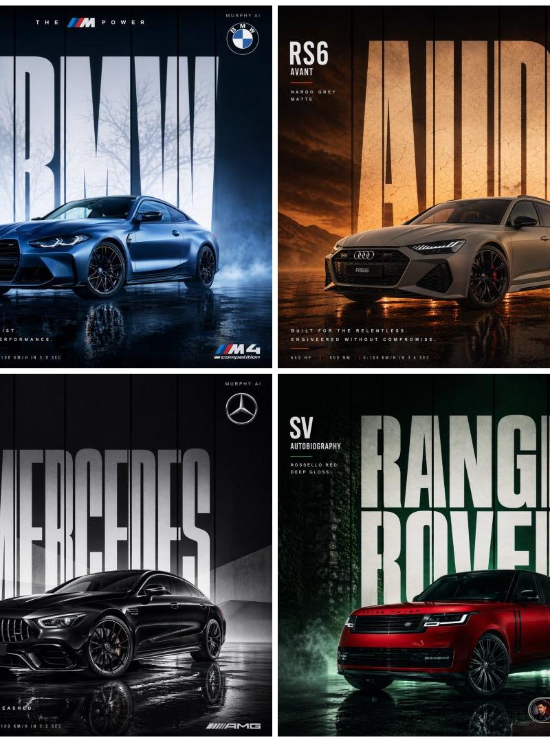 Cinematic Automotive Billboard Template