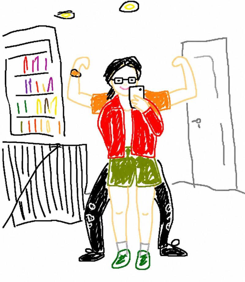 笨拙的 MS Paint 风格重绘