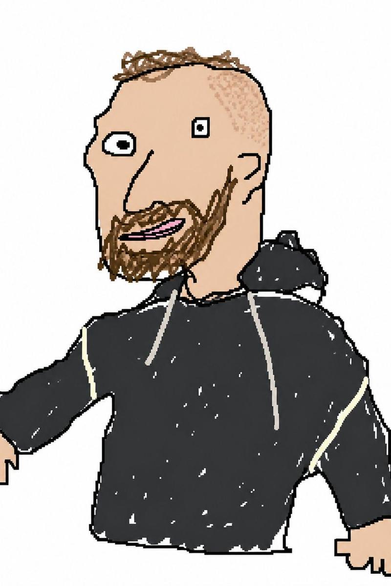笨拙的 MS Paint 风格重绘