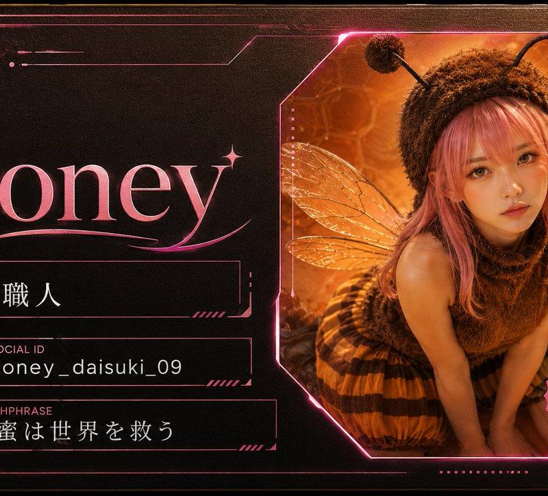 Honey Bee 创作者卡片