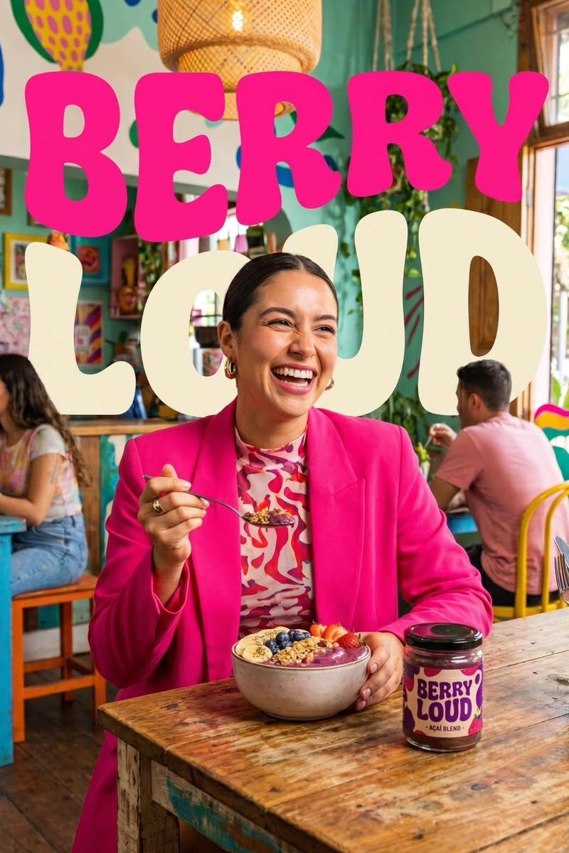 Berry Loud 食品广告