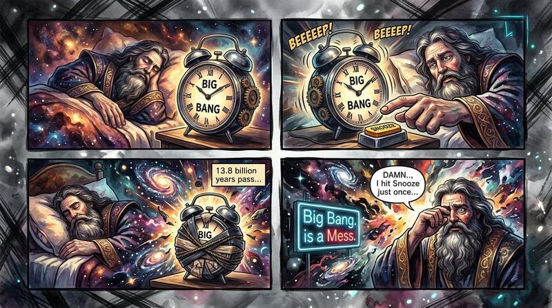 宇宙大爆炸贪睡漫画