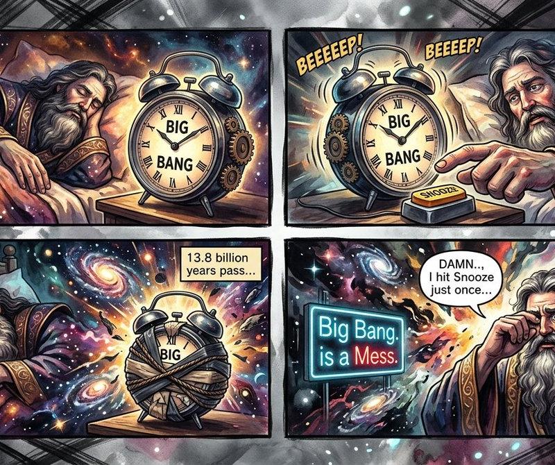 宇宙大爆炸贪睡漫画