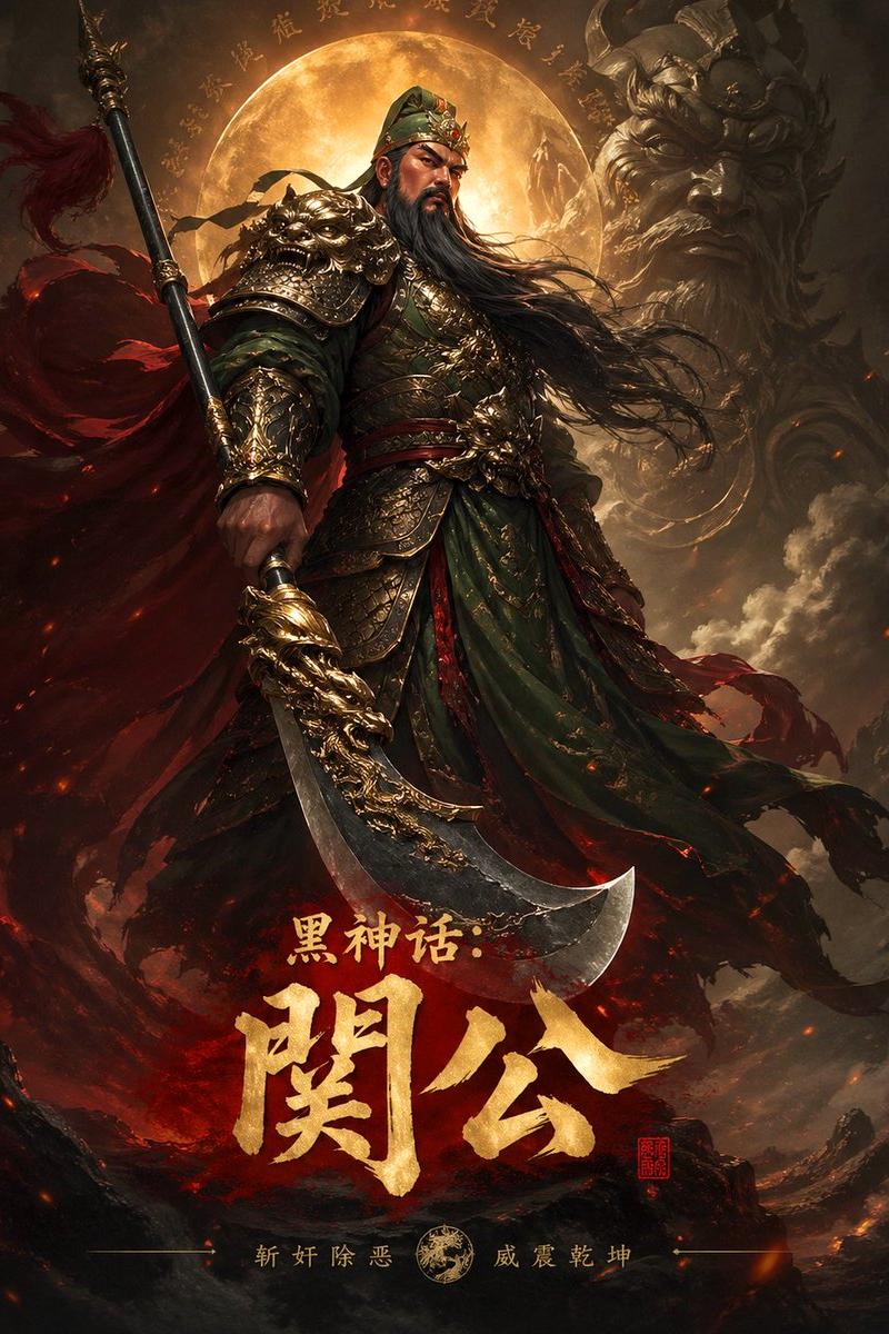 《黑神话》关羽海报