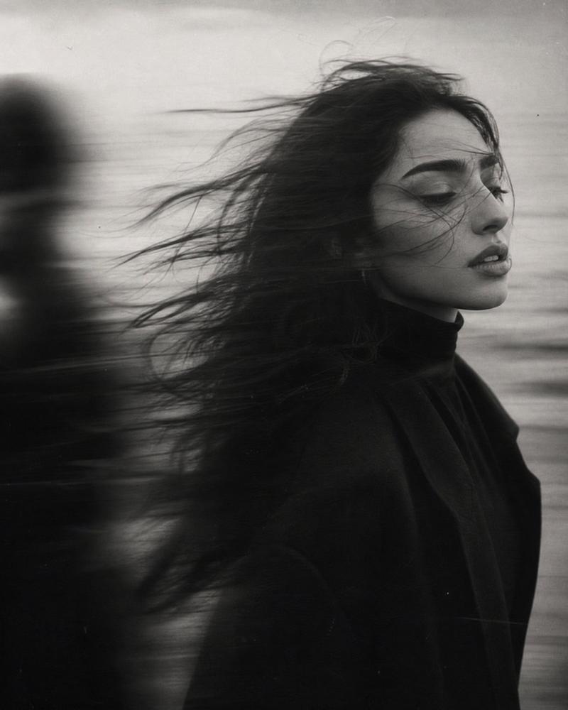 Windblown Anonymous Film Portrait