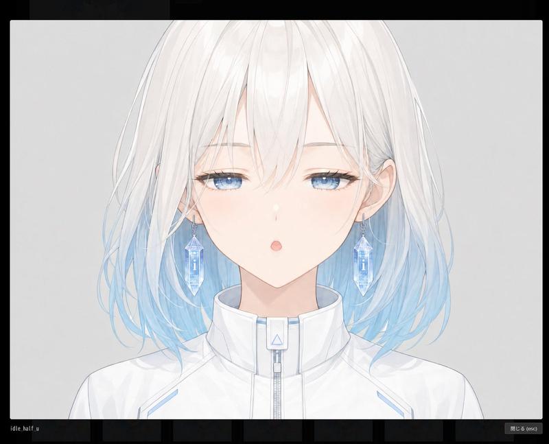 空白面部动漫肖像底图