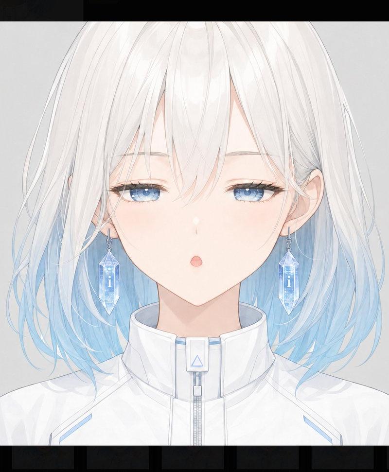 空白面部动漫肖像底图