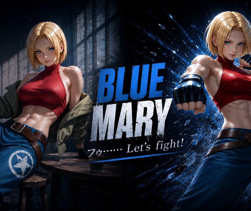 Blue Mary 格斗游戏海报