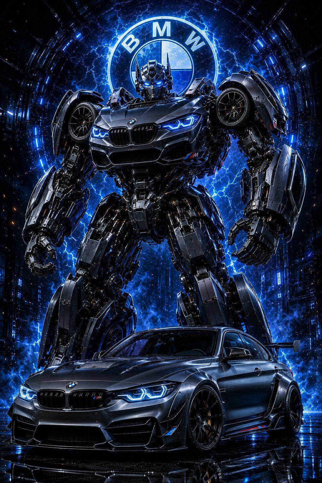 BMW Transformer Robot Advertisement