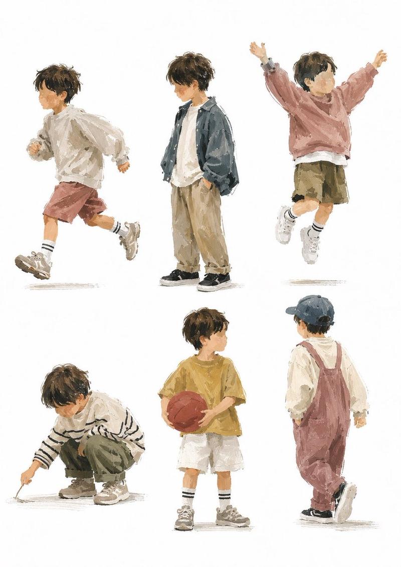 Painterly Boy 时尚角色设定集