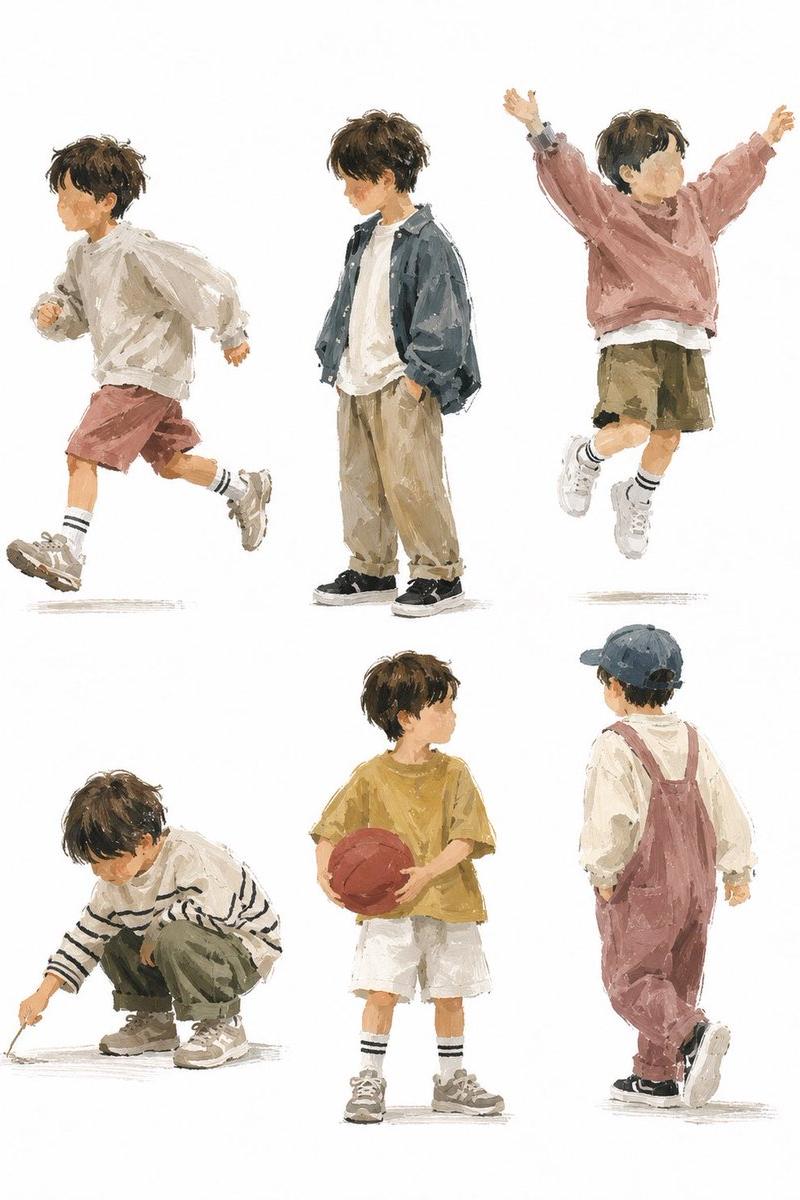 Painterly Boy 时尚角色设定集