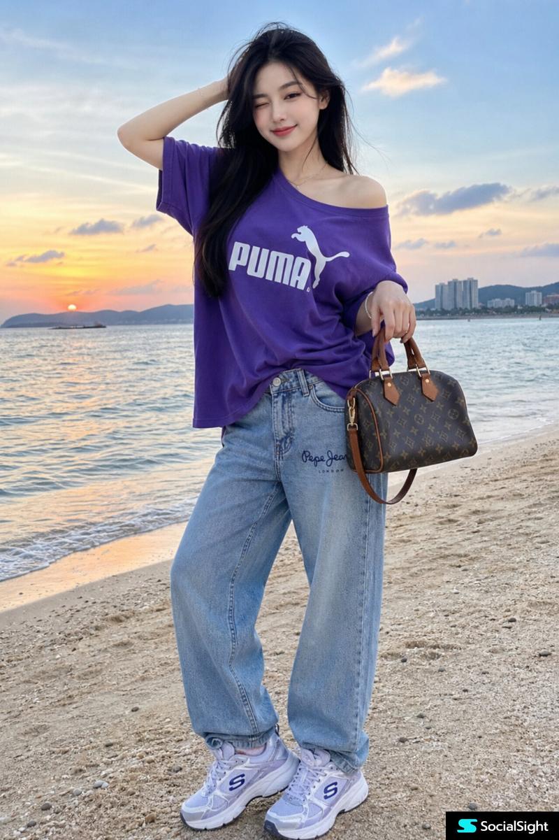 品牌海滩时尚摄影