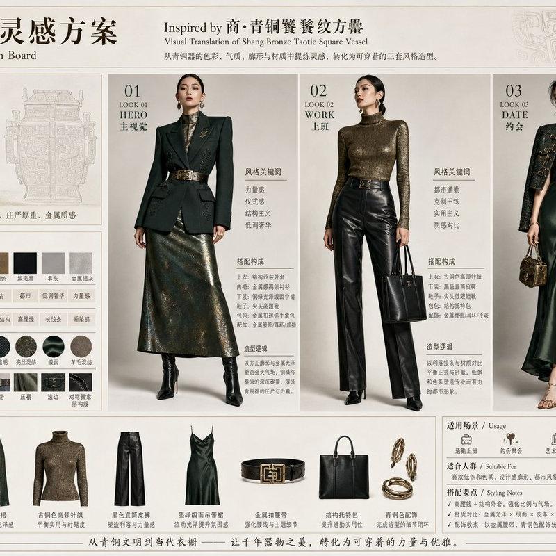 青铜器时尚灵感项目