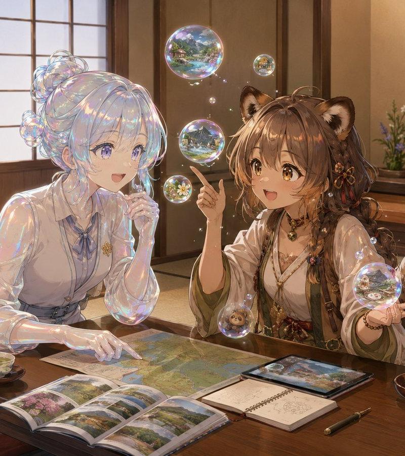 泡泡狸猫旅行规划