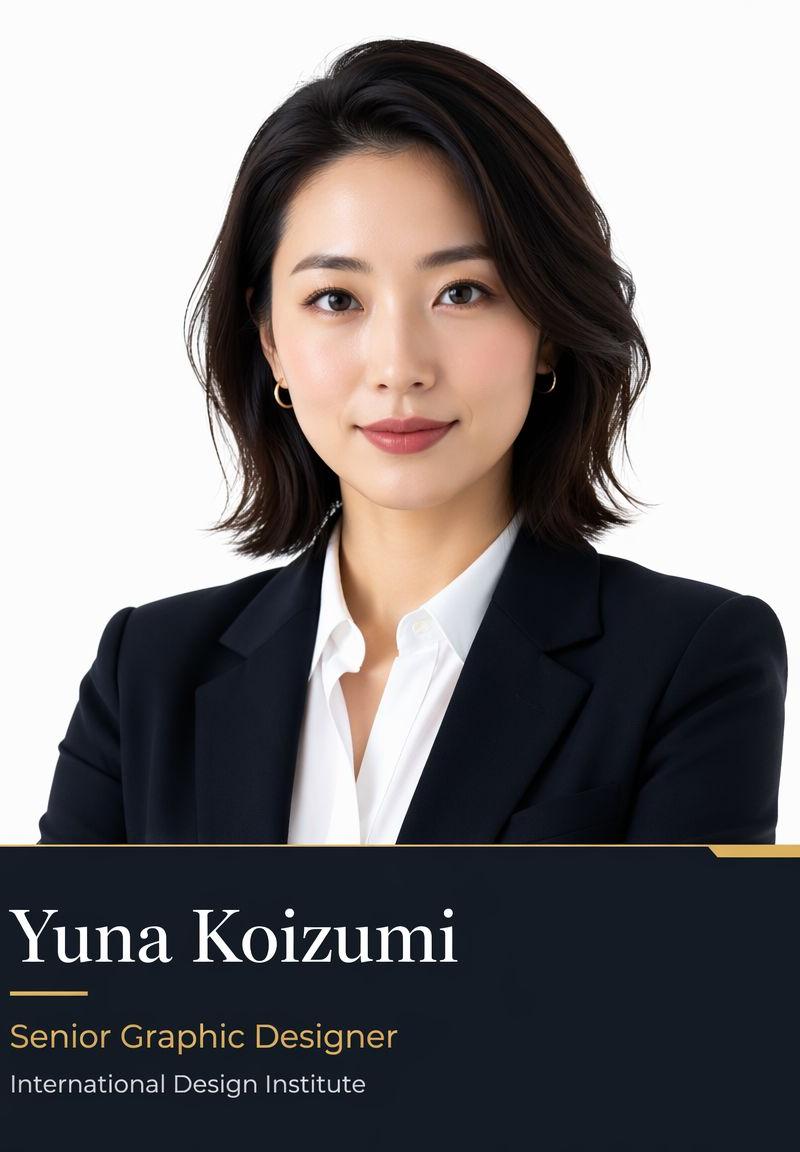 正式商务头像个人资料海报