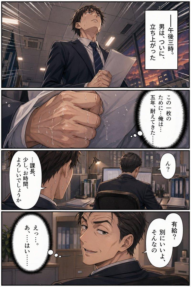 商务办公漫画页面