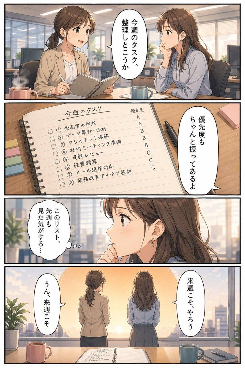 商务办公漫画任务短篇