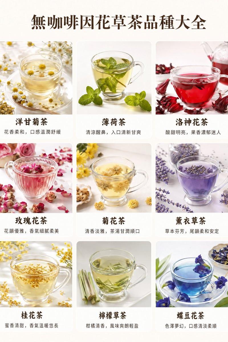 无咖啡因花草茶图鉴
