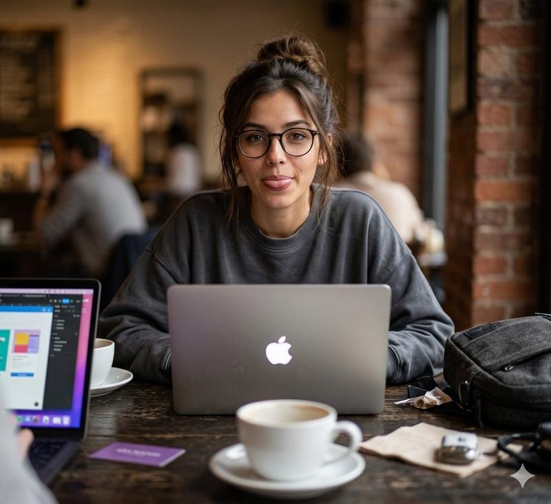 Candid Café Lifestyle Scene