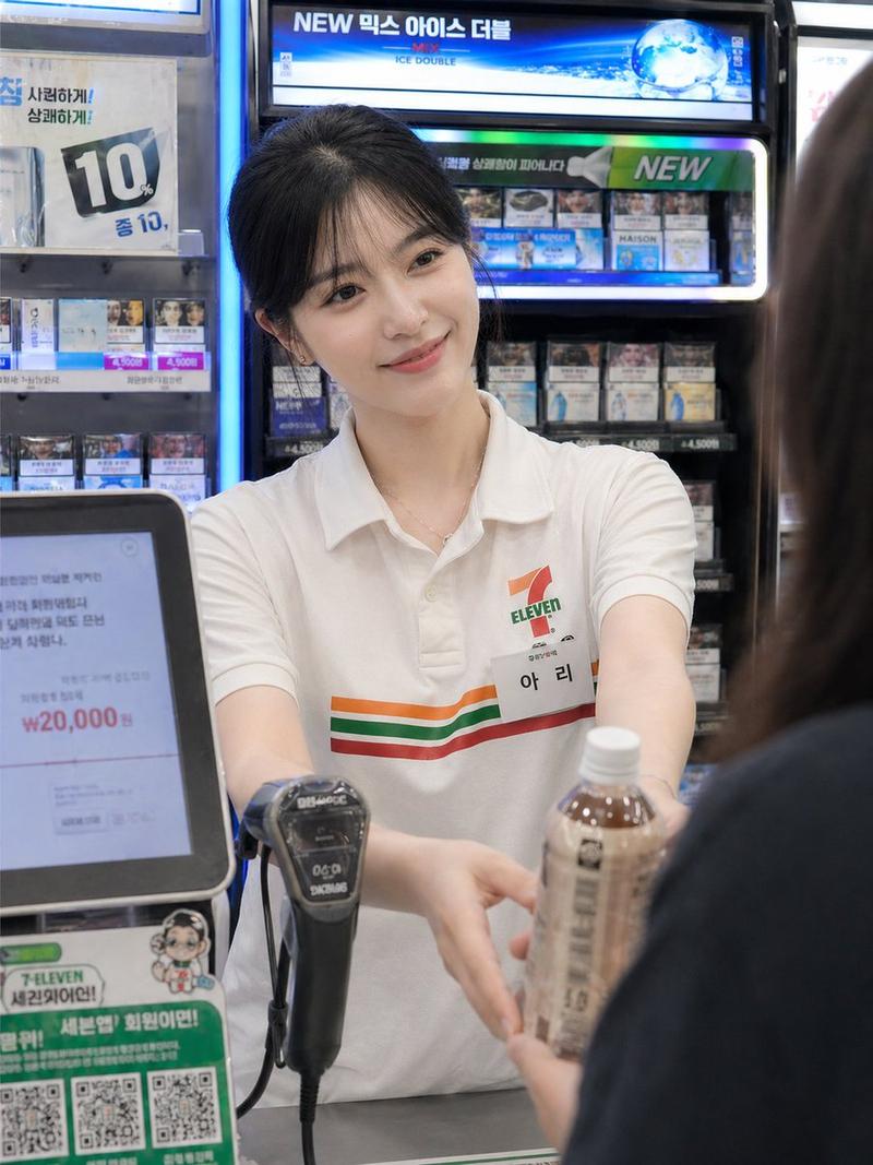 Candid Convenience Store Checkout