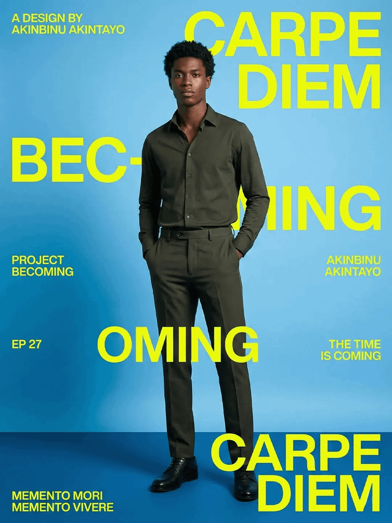 Carpe Diem 时尚排版海报