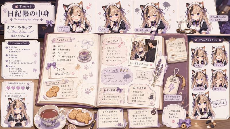 猫耳女仆日记参考图