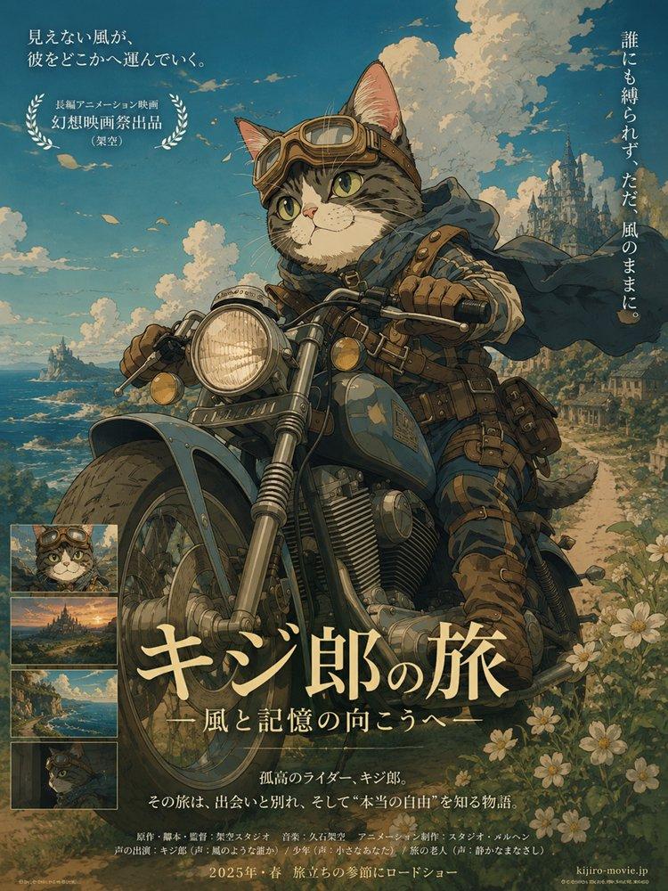 Kijiro Cat Rider 电影海报