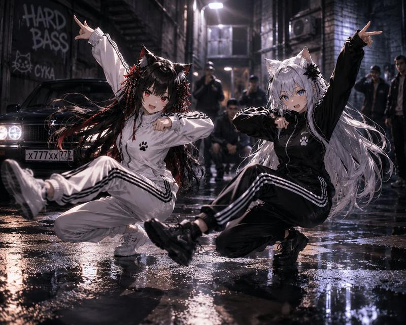 猫耳少女 Hardbass 巷舞者