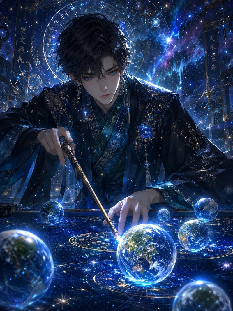 星图前的星象术士