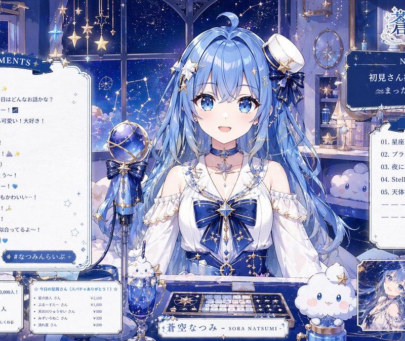 Celestial VTuber 直播界面