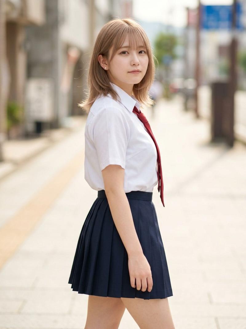 校服街拍（面部遮挡）
